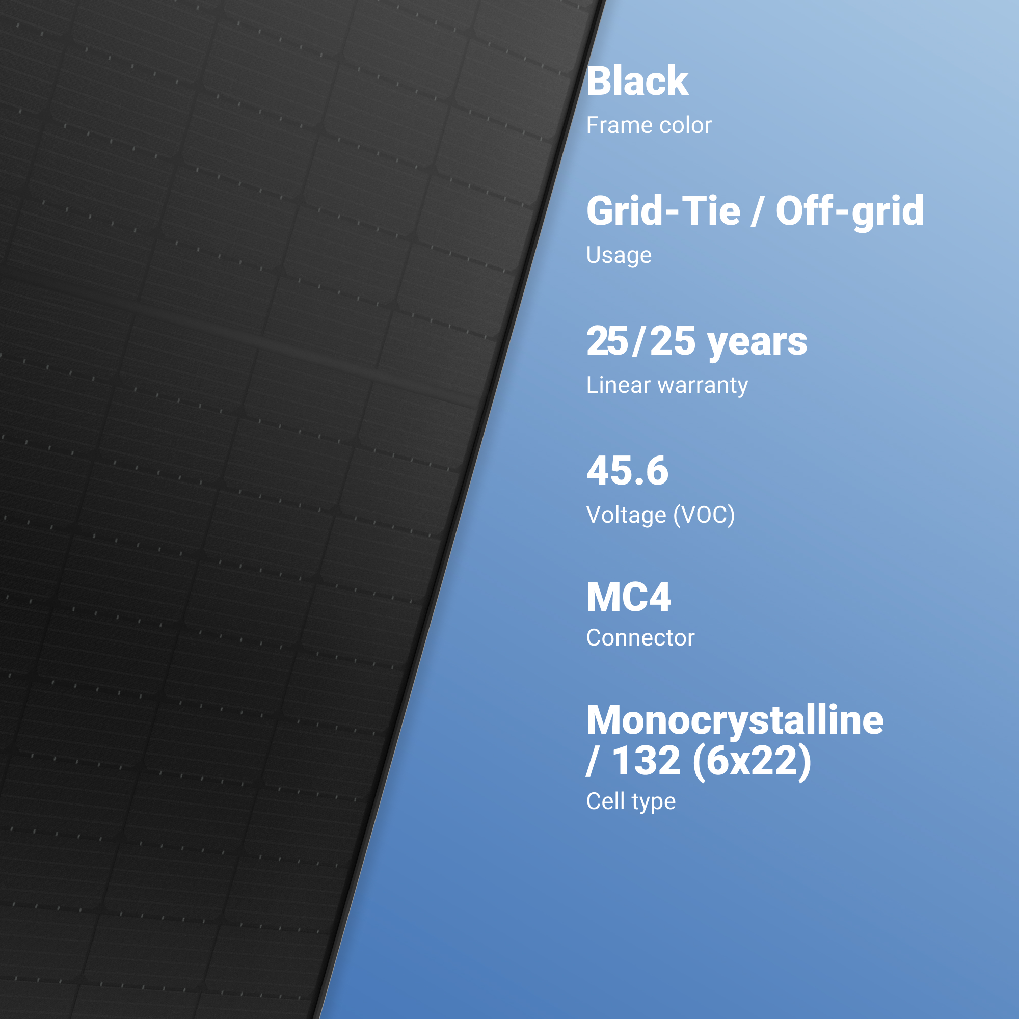 Hyundai 405W Bifacial Photo voltaic Panel 132 Half-Cell HiS-S405YH(BK) Clearance Sale