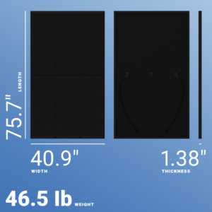 Hyundai 405W Bifacial Photo voltaic Panel 132 Half-Cell HiS-S405YH(BK) Clearance Sale