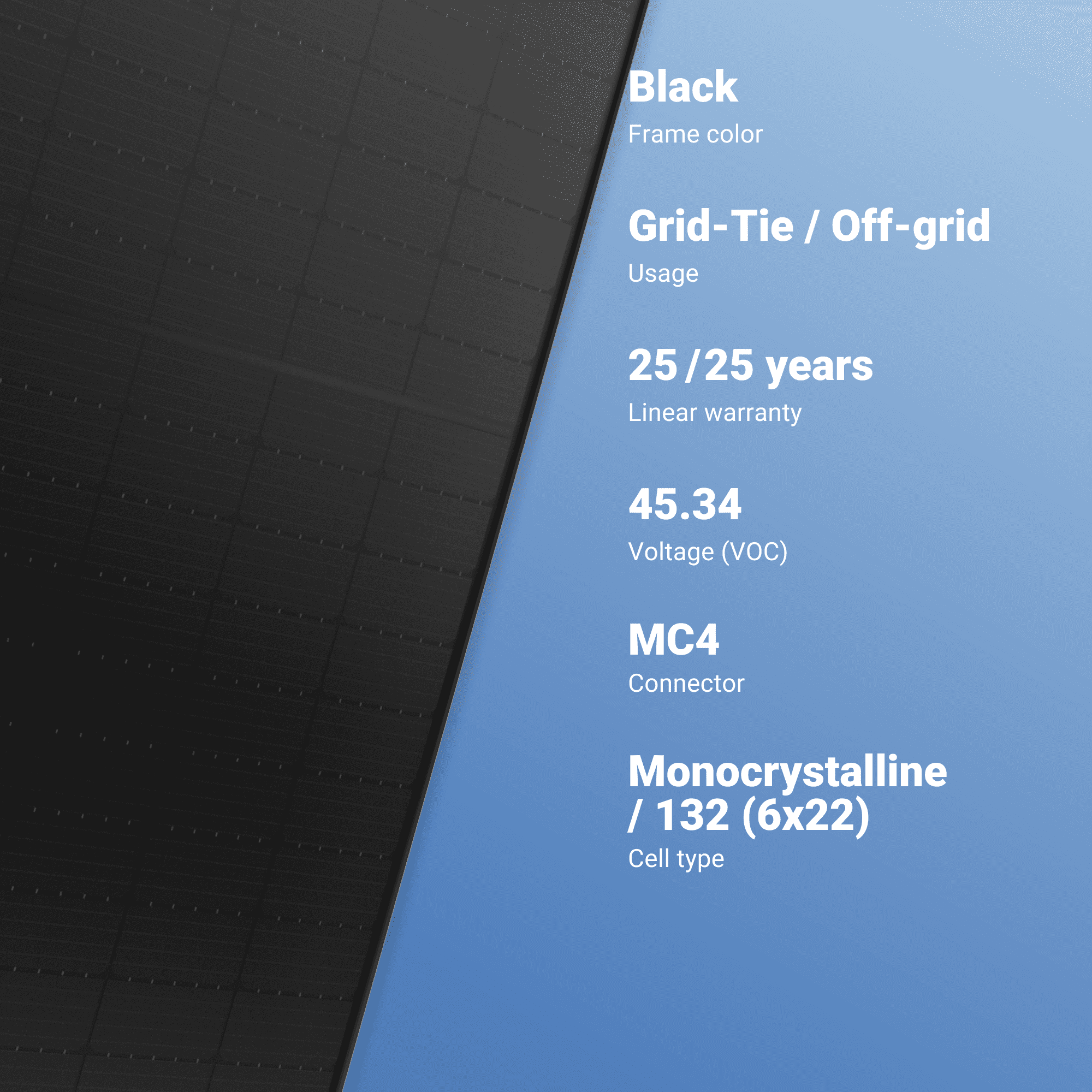 Q CELLS 405W Photo voltaic Panel 132 Cell Q.PEAK DUO BLK ML-G10+ Made within the USA