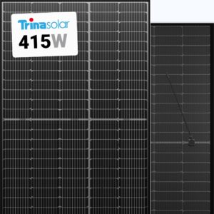 Trina 415W All-Black Bifacial Photo voltaic Panel 144 Cell TSM-415NE09RC.05 – Clearance Sale